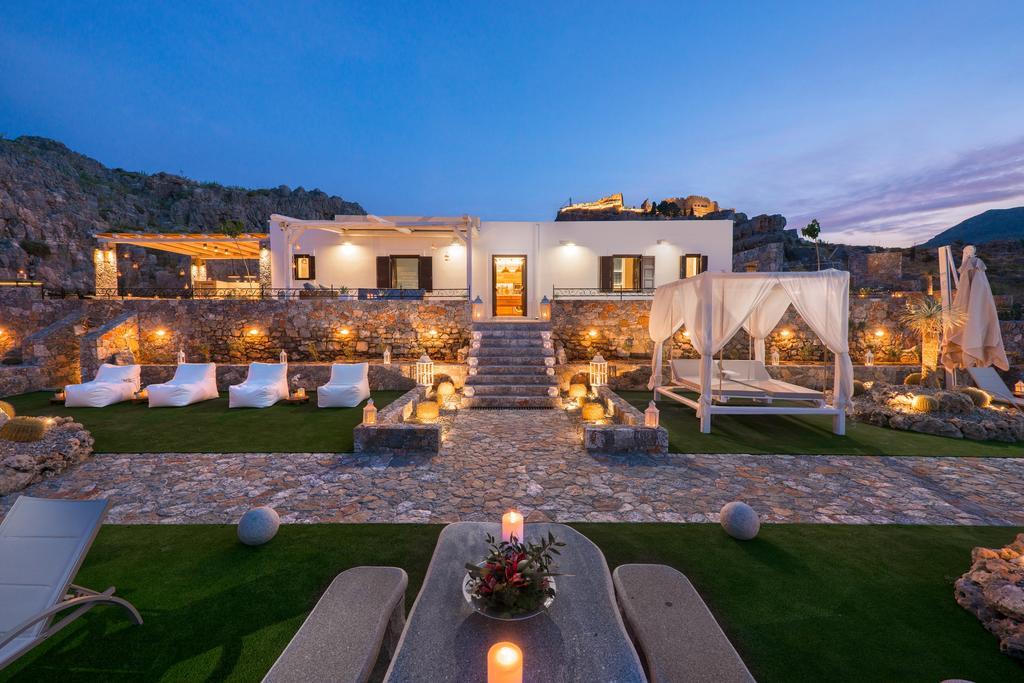 Lindos Vigli Private Villa Exteriör bild