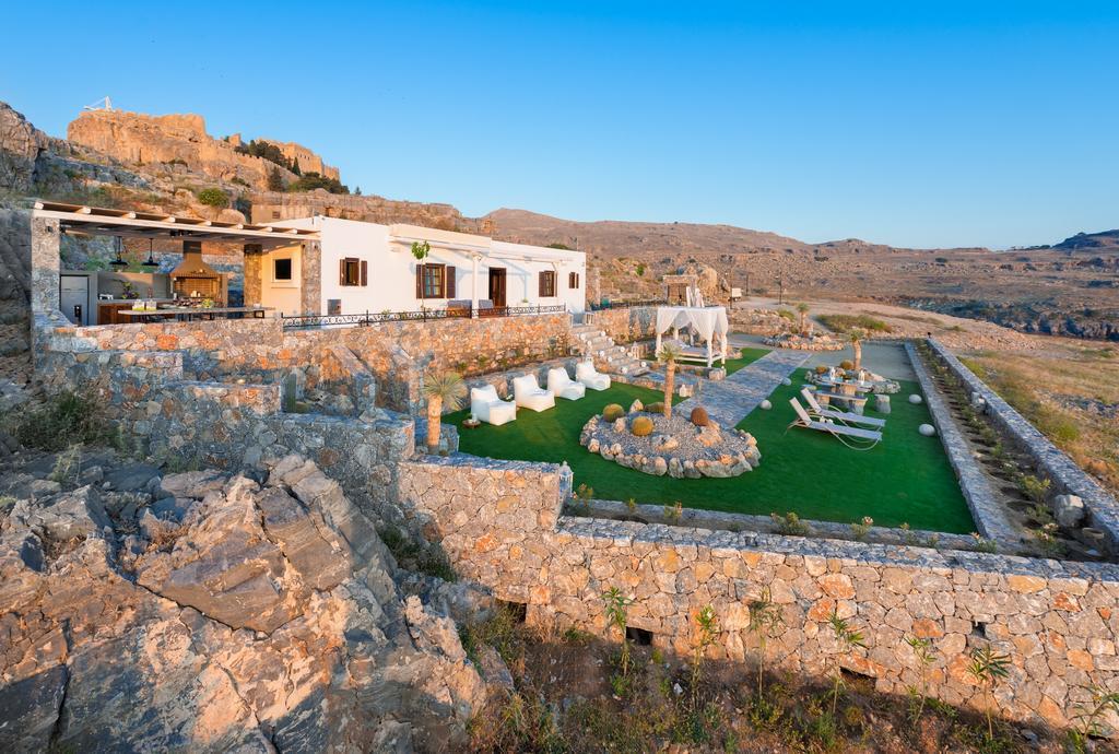 Lindos Vigli Private Villa Exteriör bild