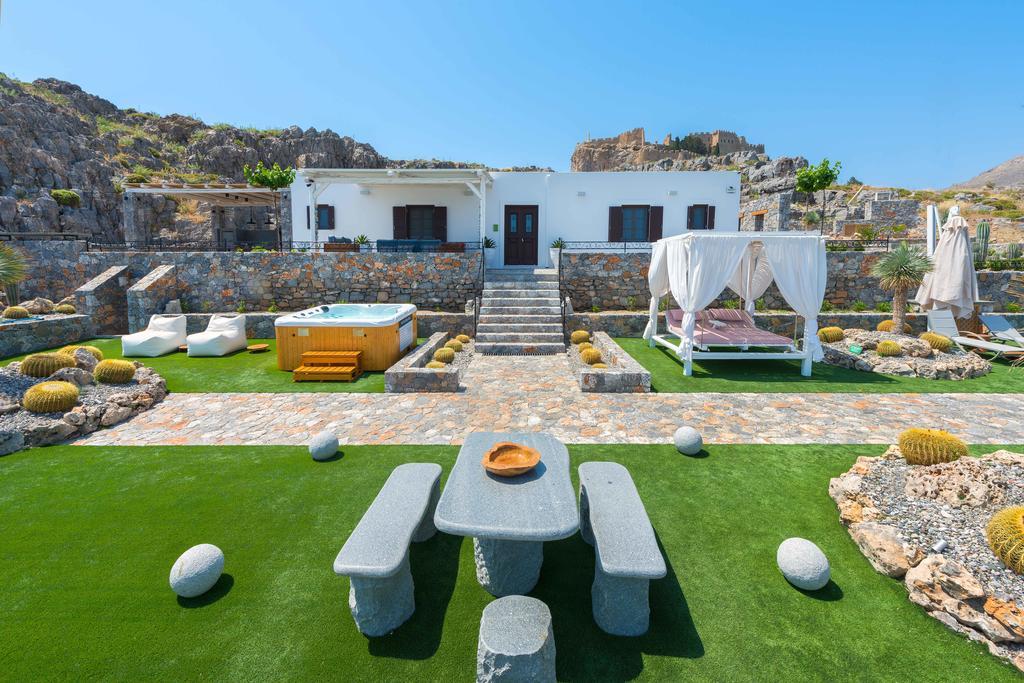 Lindos Vigli Private Villa Exteriör bild