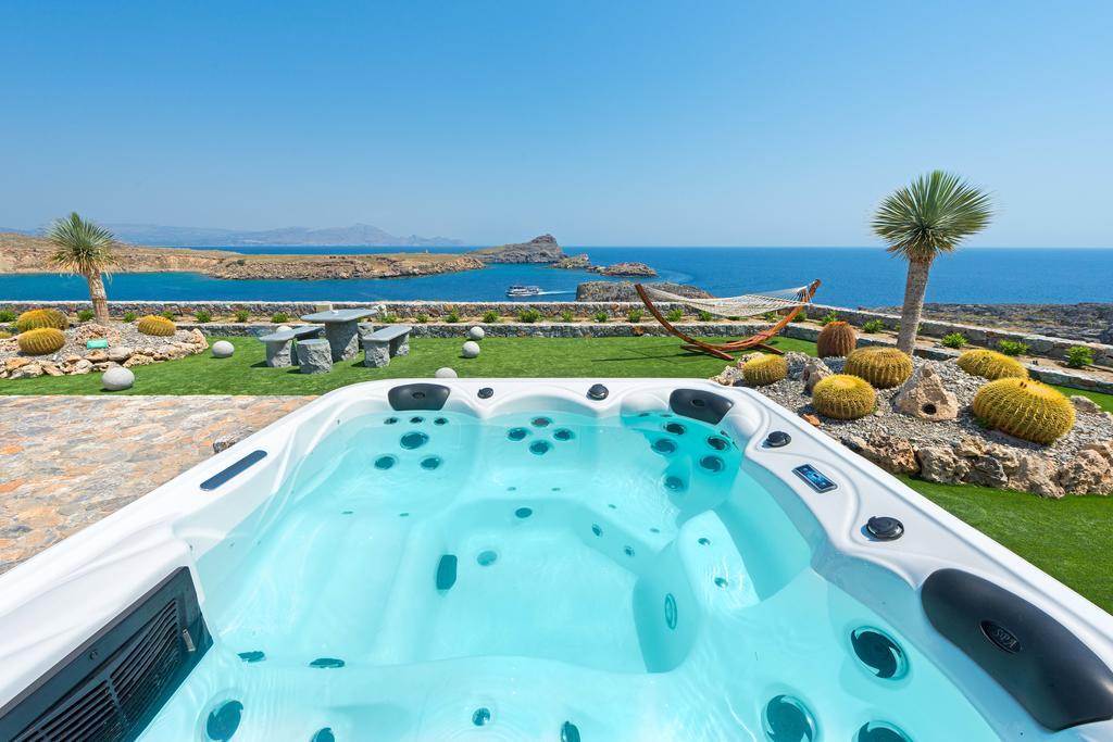Lindos Vigli Private Villa Exteriör bild