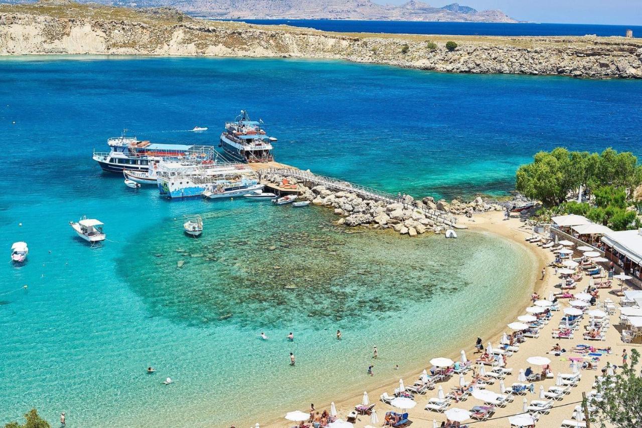 Lindos Vigli Private Villa Exteriör bild